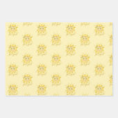 Feuille De Papier Cadeau Cute Boho Rainbow Ray de Sunshine Baby shower (Devant 2)