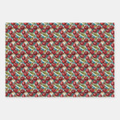 Feuille De Papier Cadeau Cute Cherry Motif à thème Anniversaire (Devant 2)