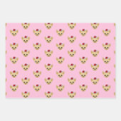 Feuille De Papier Cadeau Cute Chihuahua Santa Hat (Devant)