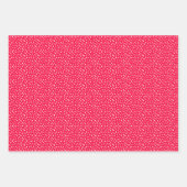 Feuille De Papier Cadeau Cute Christmas Red Doodle (Devant 2)