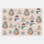 Feuille De Papier Cadeau Cute cosy Whimsical Scandinavian (Devant)