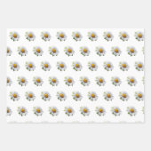 Feuille De Papier Cadeau Cute Daisy — Puissance des fleurs (Devant 2)