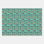 Feuille De Papier Cadeau Cute dessert-inspired patterns wrapping paper (Devant 3)