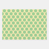 Feuille De Papier Cadeau Cute Dusky Green N'importe quel âge fête d'anniver (Devant 3)