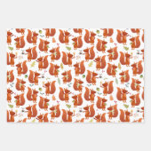 Feuille De Papier Cadeau Cute écureuil (Devant 2)