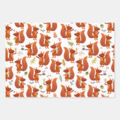Feuille De Papier Cadeau Cute écureuil (Devant)