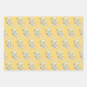 Feuille De Papier Cadeau Cute farci lapin animal sur mesure (Devant 3)