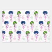 Feuille De Papier Cadeau Cute fées Personnalisé (Devant)