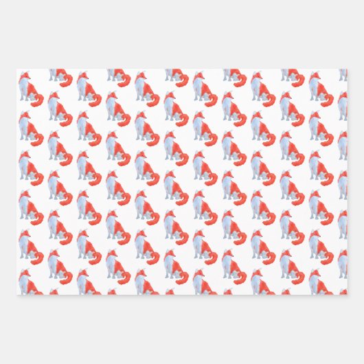 Feuille De Papier Cadeau Cute Fox (Devant 3)