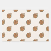 Feuille De Papier Cadeau Cute Gingy Gingerbread Christmas Wrapping Paper (Devant 2)