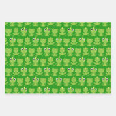Feuille De Papier Cadeau Cute grenouille Motifs (Devant 2)