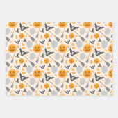 Feuille De Papier Cadeau Cute Halloween Pattern Wrapping Paper Sheet Sets. (Devant)