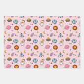 Feuille De Papier Cadeau Cute Hand-drawn Little Planet (Devant 2)