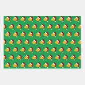 Feuille De Papier Cadeau Cute Kawai Christmasi Mango (Devant 3)