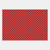 Feuille De Papier Cadeau Cute Lady Bugs Pois Stripes (Devant 2)