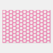 Feuille De Papier Cadeau Cute Marshmallows (Devant 2)