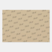 Feuille De Papier Cadeau Cute Moon and Stars Pattern Blue Baby Shower (Devant 3)