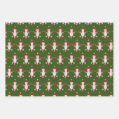 Feuille De Papier Cadeau Cute Noël Axolotl Custom (Devant 3)