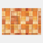 Feuille De Papier Cadeau Cute orang carrelé motif (Devant 2)