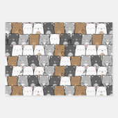 Feuille De Papier Cadeau Cute ours Motif sans joint (Devant 2)