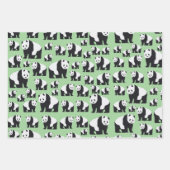 Feuille De Papier Cadeau Cute Panda Motif ours (Devant)
