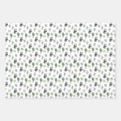 Feuille De Papier Cadeau Cute Panda Ours Animal Bambou Forêt Soleil (Devant 3)