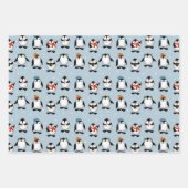 Feuille De Papier Cadeau Cute Penguin  (Devant 2)