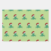 Feuille De Papier Cadeau Cute Père Noël Octopus (Devant 2)