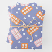 Feuille De Papier Cadeau Cute Pharmacy Tech Wrapping Paper (En situation)