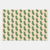 Feuille De Papier Cadeau Cute Pickle (Devant)