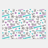 Feuille De Papier Cadeau Cute Raccoon Motif (Devant 3)