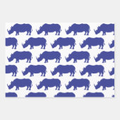Feuille De Papier Cadeau Cute Rhinoceros (Devant 3)