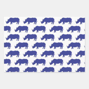 Feuille De Papier Cadeau Cute Rhinoceros