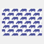 Feuille De Papier Cadeau Cute Rhinoceros (Devant)