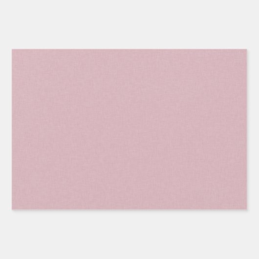 Feuille De Papier Cadeau Cute simple pink chambray effect (Devant 2)