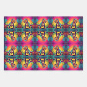 Feuille De Papier Cadeau Cute T Rex Dinosaur (Devant 2)