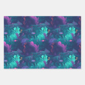 Feuille De Papier Cadeau Cute Underwater Seaweed Fish Reef Imprimer Motif (Devant 2)