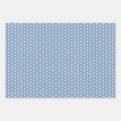 Feuille De Papier Cadeau Cute Valentine Kiwi Bird Hearts Bow Soft Pink Blue (Devant 2)