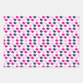 Feuille De Papier Cadeau Cute Whales, Pattern of Whales, Sea Animals (Devant 2)