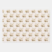 Feuille De Papier Cadeau Cute Winter Arctic Cow (Devant 2)