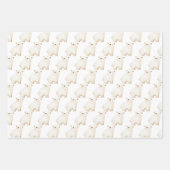 Feuille De Papier Cadeau Cute Winter Polar Bears (Devant)