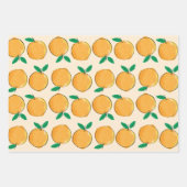 Feuille De Papier Cadeau Cutie Orange Motif (Devant 3)