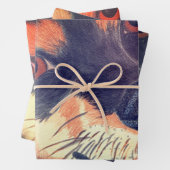 Feuille De Papier Cadeau Dachshund (En situation)