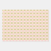 Feuille De Papier Cadeau Dachshund Dog Christmas Checkerboard Sweater Bow (Devant)