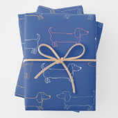 Feuille De Papier Cadeau Dachshund Dog, Dog Lover, Pet, Dog Gift Pattern (En situation)