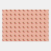 Feuille De Papier Cadeau Dachshund Saint-Valentin (Devant)