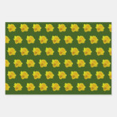 Feuille De Papier Cadeau Daffodile de printemps jaune - Mariage (Devant 2)