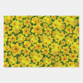 Feuille De Papier Cadeau Daffodile de printemps jaune - Mariage (Devant)