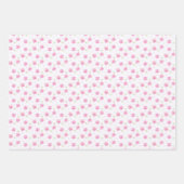 Feuille De Papier Cadeau Dainty Rose Positions (Devant)