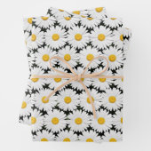 Feuille De Papier Cadeau Daisers (En situation)